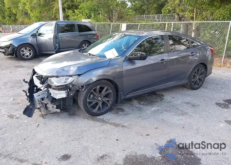 2020 Honda Civic Sport from USA, damaged, VIN 19XFC2F85LE006947